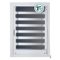 Bissolo Casa Tende Tende A Rullo Da Interno<LINEA CLIP&FIX - TENDA NOTTE E GIORNO ARGENTO 75X180CM: vendita online LINEA CLIP&FIX - TENDA NOTTE E GIORNO ARGENTO 75X180CM in offerta