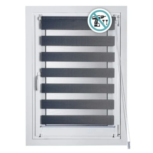 Bissolo Casa Tende Tende A Rullo Da Interno<LINEA CLIP&FIX - TENDA NOTTE E GIORNO ARGENTO 75X180CM: vendita online LINEA CLIP&FIX - TENDA NOTTE E GIORNO ARGENTO 75X180CM in offerta