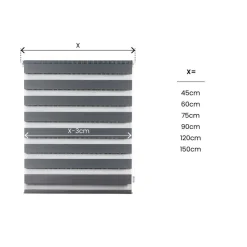 Bissolo Casa Tende Tende A Rullo Da Interno<LINEA CLIP&FIX - TENDA NOTTE E GIORNO ARGENTO 75X180CM: vendita online LINEA CLIP&FIX - TENDA NOTTE E GIORNO ARGENTO 75X180CM in offerta