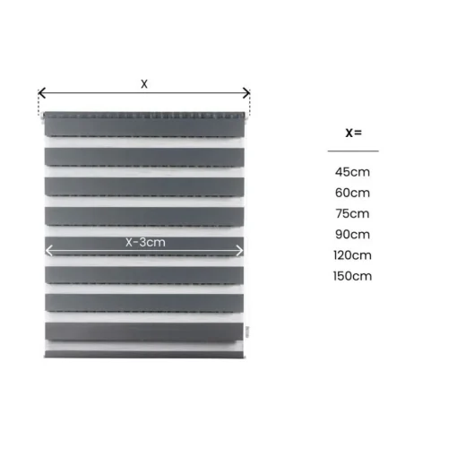 Bissolo Casa Tende Tende A Rullo Da Interno<LINEA CLIP&FIX - TENDA NOTTE E GIORNO ARGENTO 75X180CM: vendita online LINEA CLIP&FIX - TENDA NOTTE E GIORNO ARGENTO 75X180CM in offerta
