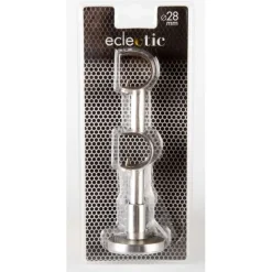 Bissolo Casa Accessori E Pali Tende Finali Per Pali<LINEA ECLECTIC - SUPPORTO PARETE DOPPIO COLORE CROMO SATINATO : vendita online LINEA ECLECTIC - SUPPORTO PARETE DOPPIO COLORE CROMO SATINATO in offerta