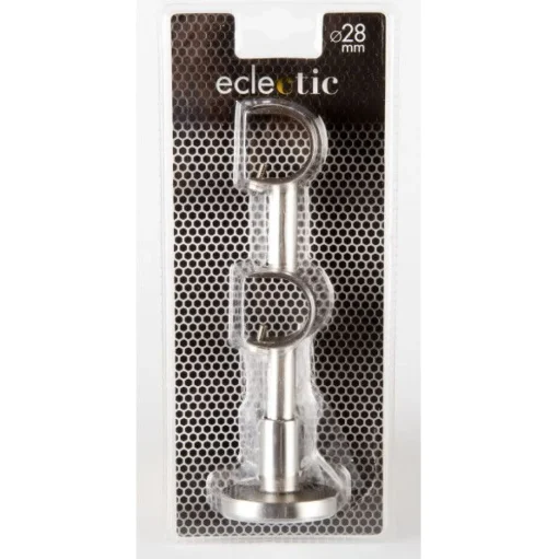 Bissolo Casa Accessori E Pali Tende Finali Per Pali<LINEA ECLECTIC - SUPPORTO PARETE DOPPIO COLORE CROMO SATINATO : vendita online LINEA ECLECTIC - SUPPORTO PARETE DOPPIO COLORE CROMO SATINATO in offerta