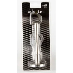 Bissolo Casa Accessori E Pali Tende Finali Per Pali<LINEA ECLECTIC - SUPPORTO PARETE LUNGO COLORE CROMO SATINATO : vendita online LINEA ECLECTIC - SUPPORTO PARETE LUNGO COLORE CROMO SATINATO in offerta