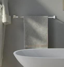 Bissolo Casa Porta Asciugamani<LINEA ELBA - PORTA ASCIUGAMANI CM 65 CROMO
