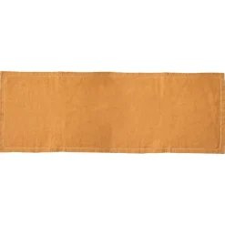 Bissolo Casa Tessile Tavola Runner<LINEA ELINA - RUNNER IN LINO E COTONE 38X140CM OCRA: vendita online LINEA ELINA - RUNNER IN LINO E COTONE 38X140CM OCRA in offerta