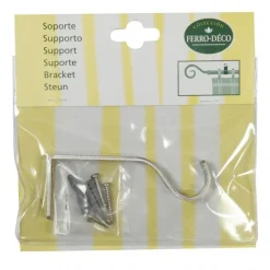 Bissolo Casa Accessori E Pali Tende Finali Per Pali<LINEA FERRO DECO - SUPPORTO PARETE CROMO SATINATO : vendita online LINEA FERRO DECO - SUPPORTO PARETE CROMO SATINATO in offerta