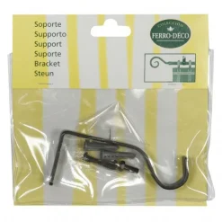 Bissolo Casa Accessori E Pali Tende Finali Per Pali<LINEA FERRO DECO - SUPPORTO PARETE COLORE NERO : vendita online LINEA FERRO DECO - SUPPORTO PARETE COLORE NERO in offerta