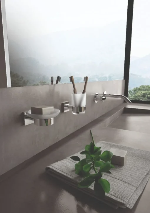 Bissolo Casa Porta Saponi E Dosatori<LINEA FIUJI - PORTA SAPONE CROMATO
