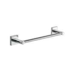 Bissolo Casa Porta Asciugamani<LINEA FUJI - PORTA SALVIETTE CROMATO ACCIAIO INOX ADATTABILE 34X6,8X4,7CM