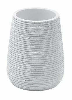 Bissolo Casa Porta Spazzolini<LINEA GEMINI - BICCHIERE PORTASPAZZOLINI BIANCO