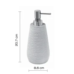 Bissolo Casa Porta Saponi E Dosatori<LINEA GEMINI - DOSASAPONE BIANCO