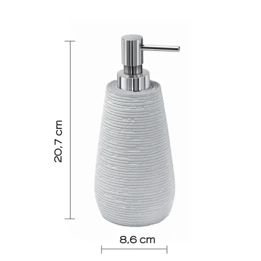 Bissolo Casa Porta Saponi E Dosatori<LINEA GEMINI - DOSASAPONE BIANCO