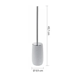 Bissolo Casa Scopini<LINEA GEMINI - PORTASCOPINO BIANCO E CROMO