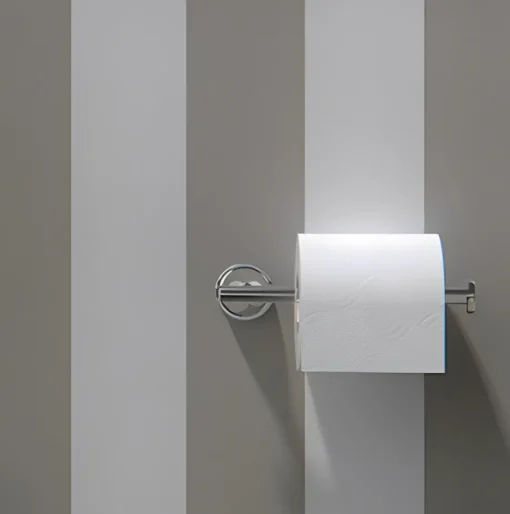 Bissolo Casa Porta Rotolo<LINEA GENZIANA - PORTA ROTOLO CROMO