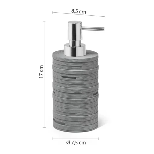 Bissolo Casa Porta Saponi E Dosatori<LINEA HELEN - DOSASAPONE GRIGIO