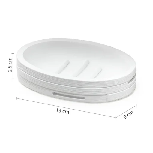 Bissolo Casa Porta Saponi E Dosatori<LINEA HELEN - PORTA SAPONE BIANCO