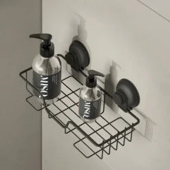Bissolo Casa Mensole<LINEA HOT - MENSOLA PORTAOGGETTI CM 27,5X13,6 H.12 NERA