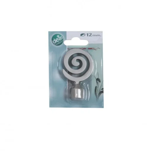 Bissolo Casa Accessori E Pali Tende Finali Per Pali<LINEA IDEAS 12 - FINALE PER TENDA IN METALLO MOD. SPIRALE COLORE CROMO SATINATO: vendita online LINEA IDEAS 12 - FINALE PER TENDA IN METALLO MOD. SPIRALE COLORE CROMO SATINATO in offerta