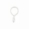 Bissolo Casa Accessori E Pali Tende Finali Per Pali<LINEA IDEAS 12 - SET 6 ANELLI PER TENDA IN METALLO MOD. GANCIO COLORE BIANCO : vendita online LINEA IDEAS 12 - SET 6 ANELLI PER TENDA IN METALLO MOD. GANCIO COLORE BIANCO in offerta