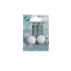 Bissolo Casa Accessori E Pali Tende Finali Per Pali<LINEA IDEAS 12 - SET 2 FINALI PER TENDA IN METALLO MOD. SFERA COLORE BIANCO : vendita online LINEA IDEAS 12 - SET 2 FINALI PER TENDA IN METALLO MOD. SFERA COLORE BIANCO in offerta