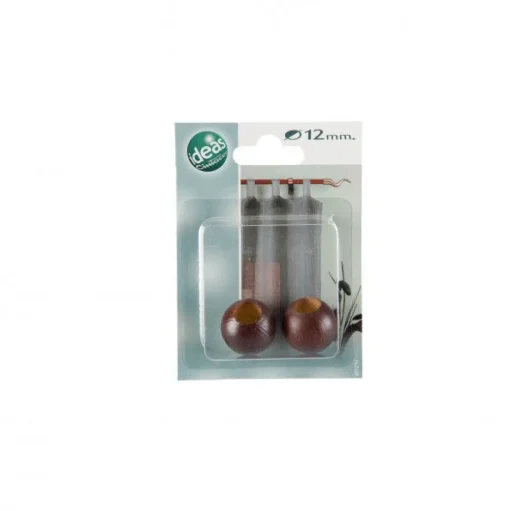 Bissolo Casa Accessori E Pali Tende Finali Per Pali<LINEA IDEAS 12 - SET 2 FINALI PER TENDA IN LEGNO MOD. SFERA COLORE CILIEGIO: vendita online LINEA IDEAS 12 - SET 2 FINALI PER TENDA IN LEGNO MOD. SFERA COLORE CILIEGIO in offerta