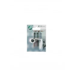 Bissolo Casa Accessori E Pali Tende Finali Per Pali<LINEA IDEAS 12 - SUPPORTO IN METALLO CHIUSO COLORE BIANCO: vendita online LINEA IDEAS 12 - SUPPORTO IN METALLO CHIUSO COLORE BIANCO in offerta