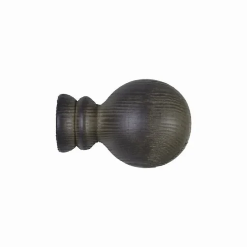 Bissolo Casa Accessori E Pali Tende Finali Per Pali<LINEA IDEAS WOOD - FINALE MOD. POMO COLORE FUMO : vendita online LINEA IDEAS WOOD - FINALE MOD. POMO COLORE FUMO in offerta