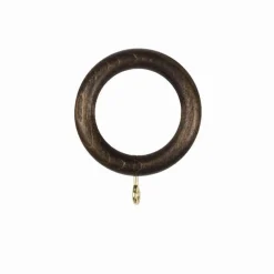 Bissolo Casa Accessori E Pali Tende Finali Per Pali<LINEA IDEAS WOOD - SET 8 ANELLI PER TENDA IN LEGNO COLORE NOCE : vendita online LINEA IDEAS WOOD - SET 8 ANELLI PER TENDA IN LEGNO COLORE NOCE in offerta