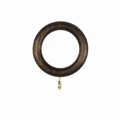 Bissolo Casa Accessori E Pali Tende Finali Per Pali<LINEA IDEAS WOOD - SET 8 ANELLI PER TENDA IN LEGNO COLORE NOCE : vendita online LINEA IDEAS WOOD - SET 8 ANELLI PER TENDA IN LEGNO COLORE NOCE in offerta