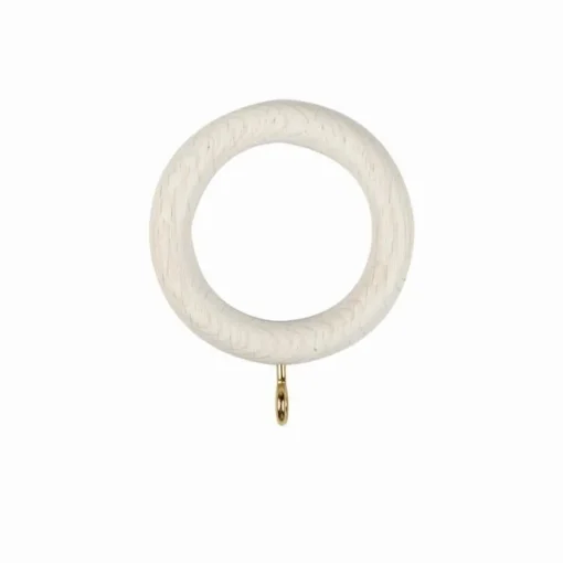 Bissolo Casa Accessori E Pali Tende Finali Per Pali<LINEA IDEAS WOOD - SET 8 ANELLI PER TENDA IN LEGNO COLORE GESSO : vendita online LINEA IDEAS WOOD - SET 8 ANELLI PER TENDA IN LEGNO COLORE GESSO in offerta