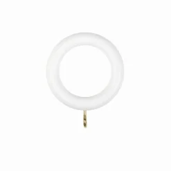 Bissolo Casa Accessori E Pali Tende Finali Per Pali<LINEA IDEAS WOOD - SET 8 ANELLI PER TENDA IN LEGNO COLORE BIANCO : vendita online LINEA IDEAS WOOD - SET 8 ANELLI PER TENDA IN LEGNO COLORE BIANCO in offerta