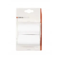 Bissolo Casa Accessori E Pali Tende Finali Per Pali<LINEA IDEAS WOOD - SET 2 FINALI PER TENDA MOD. CILINDRO COLORE BIANCO : vendita online LINEA IDEAS WOOD - SET 2 FINALI PER TENDA MOD. CILINDRO COLORE BIANCO in offerta