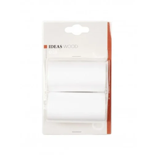 Bissolo Casa Accessori E Pali Tende Finali Per Pali<LINEA IDEAS WOOD - SET 2 FINALI PER TENDA MOD. CILINDRO COLORE BIANCO : vendita online LINEA IDEAS WOOD - SET 2 FINALI PER TENDA MOD. CILINDRO COLORE BIANCO in offerta