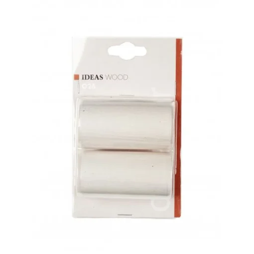 Bissolo Casa Accessori E Pali Tende Finali Per Pali<LINEA IDEAS WOOD - SET 2 FINALI PER TENDA MOD. CILINDRO COLORE GESSO: vendita online LINEA IDEAS WOOD - SET 2 FINALI PER TENDA MOD. CILINDRO COLORE GESSO in offerta