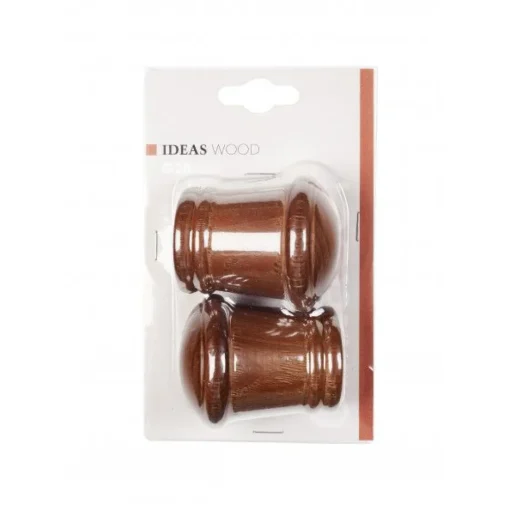Bissolo Casa Accessori E Pali Tende Finali Per Pali<LINEA IDEAS WOOD - SET 2 FINALI PER TENDA MOD. CONO COLORE CEDRO: vendita online LINEA IDEAS WOOD - SET 2 FINALI PER TENDA MOD. CONO COLORE CEDRO in offerta