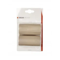 Bissolo Casa Accessori E Pali Tende Finali Per Pali<LINEA IDEAS WOOD - SET 2 FINALI MODELLO CILINDRO FRASSINO: vendita online LINEA IDEAS WOOD - SET 2 FINALI MODELLO CILINDRO FRASSINO in offerta