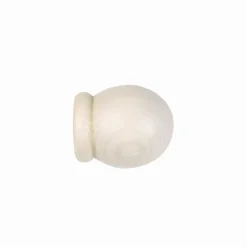 Bissolo Casa Accessori E Pali Tende Finali Per Pali<LINEA IDEAS WOOD - SET 2 FINALI PER TENDA MOD. SFERA COLORE GESSO : vendita online LINEA IDEAS WOOD - SET 2 FINALI PER TENDA MOD. SFERA COLORE GESSO in offerta