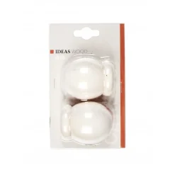 Bissolo Casa Accessori E Pali Tende Finali Per Pali<LINEA IDEAS WOOD - SET 2 FINALI PER TENDA MOD. SFERA COLORE GESSO : vendita online LINEA IDEAS WOOD - SET 2 FINALI PER TENDA MOD. SFERA COLORE GESSO in offerta