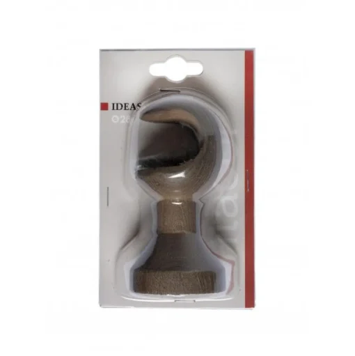 Bissolo Casa Accessori E Pali Tende Finali Per Pali<LINEA IDEAS WOOD - SUPPORTO PARETE COLORE NOCE: vendita online LINEA IDEAS WOOD - SUPPORTO PARETE COLORE NOCE in offerta