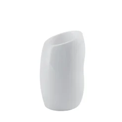Bissolo Casa Porta Spazzolini<LINEA ISIDE - BICCHIERE PORTASPAZZOLINI BIANCO LUCIDO