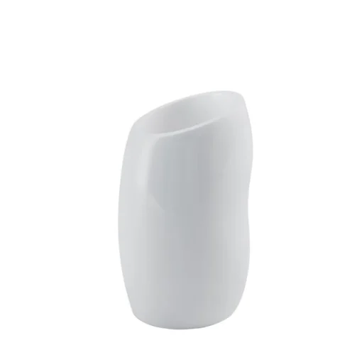 Bissolo Casa Porta Spazzolini<LINEA ISIDE - BICCHIERE PORTASPAZZOLINI BIANCO LUCIDO