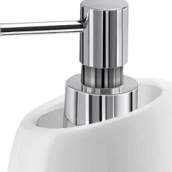 Bissolo Casa Porta Saponi E Dosatori<LINEA ISIDE - DOSASAPONE BIANCO LUCIDO