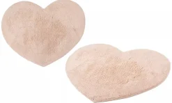 Bissolo Casa Tappeti<LINEA JANE - TAPPETO BAGNO A FORMA DI CUORE PANNA: vendita online LINEA JANE - TAPPETO BAGNO A FORMA DI CUORE PANNA in offerta