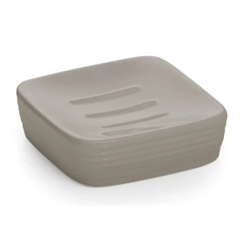 Bissolo Casa Porta Saponi E Dosatori<LINEA KELLY - PORTA SAPONE TORTORA CHIARO