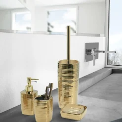 Bissolo Casa Porta Saponi E Dosatori<LINEA KELLY - PORTA SAPONE ORO