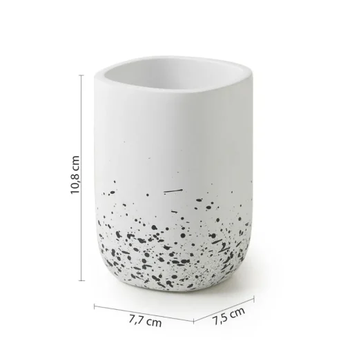 Bissolo Casa Porta Spazzolini<LINEA LAYLA - BICCHIERE PORTASPAZZOLINI MACULATO