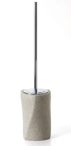 Bissolo Casa Scopini<LINEA LIBRA - PORTASCOPINO BEIGE E CROMO