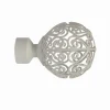 Bissolo Casa Accessori E Pali Tende Finali Per Pali<LINEA LOFT - FINALE PER TENDA MOD. SFERA SPIRALI COLORE BIANCO : vendita online LINEA LOFT - FINALE PER TENDA MOD. SFERA SPIRALI COLORE BIANCO in offerta
