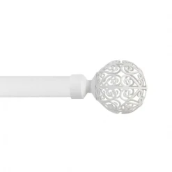 Bissolo Casa Accessori E Pali Tende Finali Per Pali<LINEA LOFT - FINALE PER TENDA MOD. SFERA SPIRALI COLORE BIANCO : vendita online LINEA LOFT - FINALE PER TENDA MOD. SFERA SPIRALI COLORE BIANCO in offerta