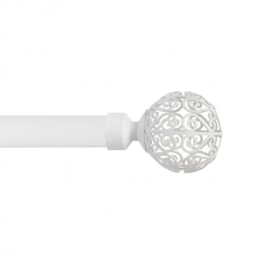 Bissolo Casa Accessori E Pali Tende Finali Per Pali<LINEA LOFT - FINALE PER TENDA MOD. SFERA SPIRALI COLORE BIANCO : vendita online LINEA LOFT - FINALE PER TENDA MOD. SFERA SPIRALI COLORE BIANCO in offerta